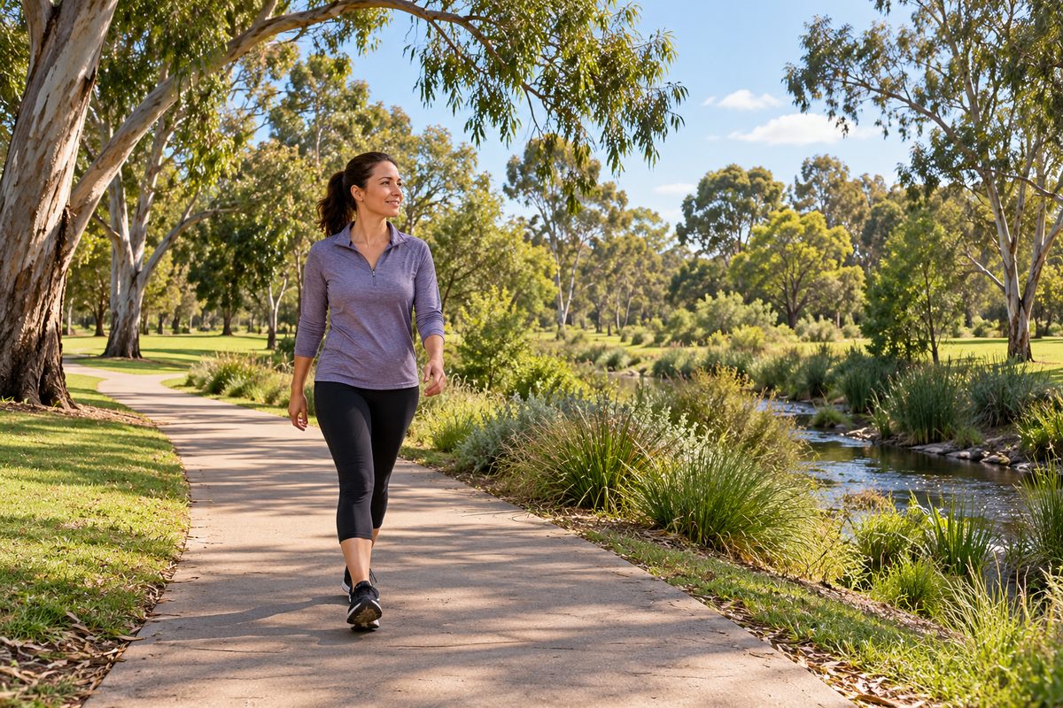 walking around wyndham park werribee